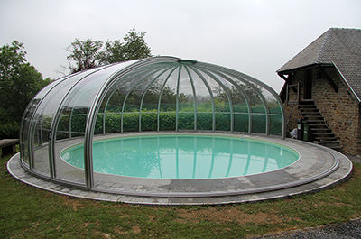 Abri de piscine rond