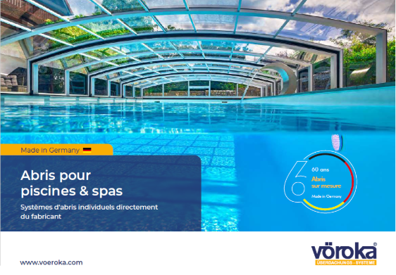 Brochure abri de piscine Voroka 2025