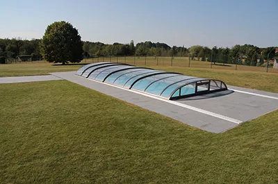 Abris de piscine bas