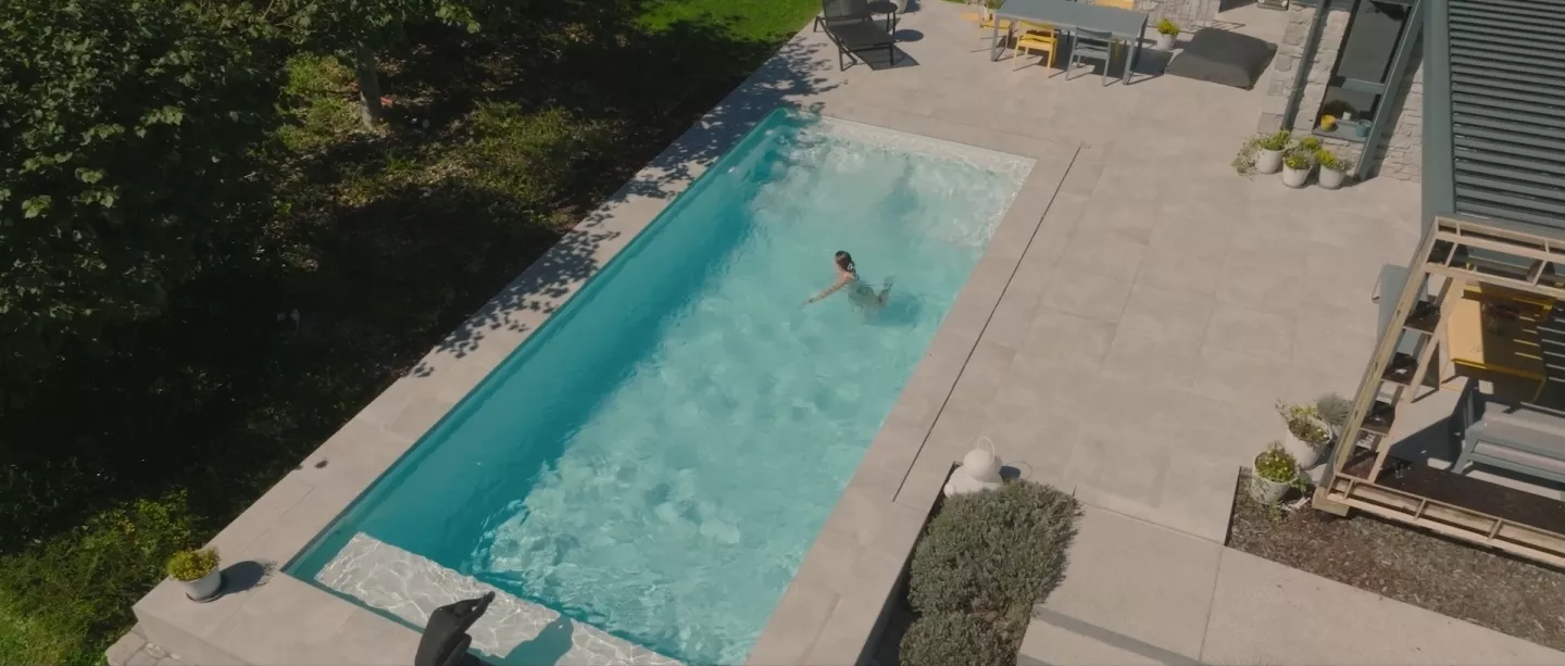 Piscine RivieraPool avec nage à contre-courant
