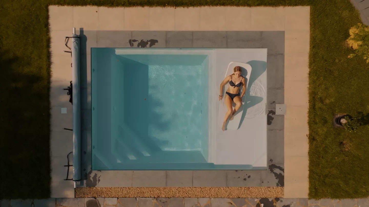 Installation mini-piscine