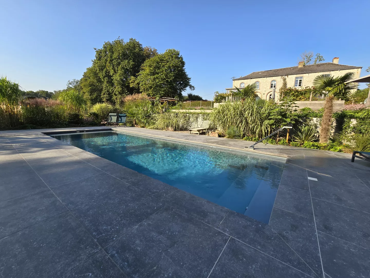 installation d'une piscine