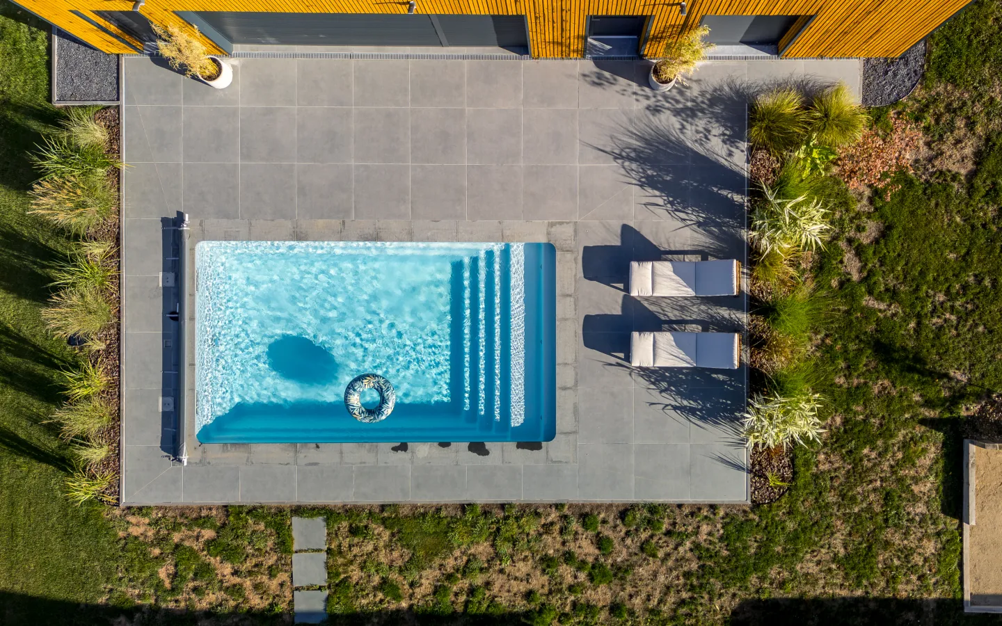 Réalisation d'une piscine monocoque