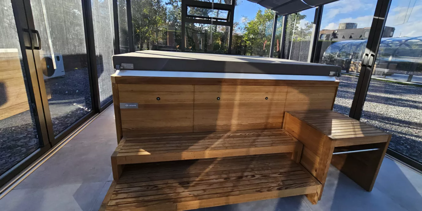 Abri de spa extérieur Pascal Riche à Couvin