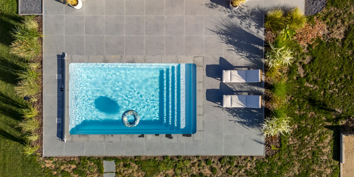Réalisation d'une piscine monocoque