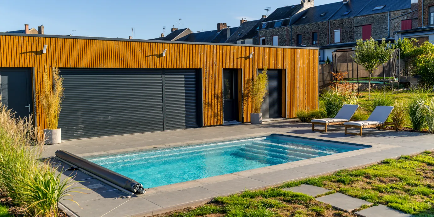 Réalisation d'une piscine prête à plonger