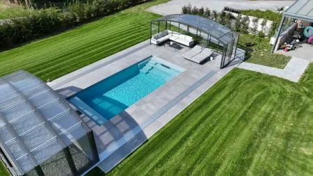 Abri de piscine haut Voroka