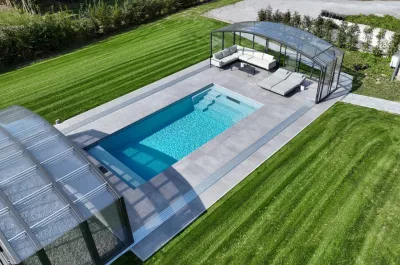 Abri de piscine haut 